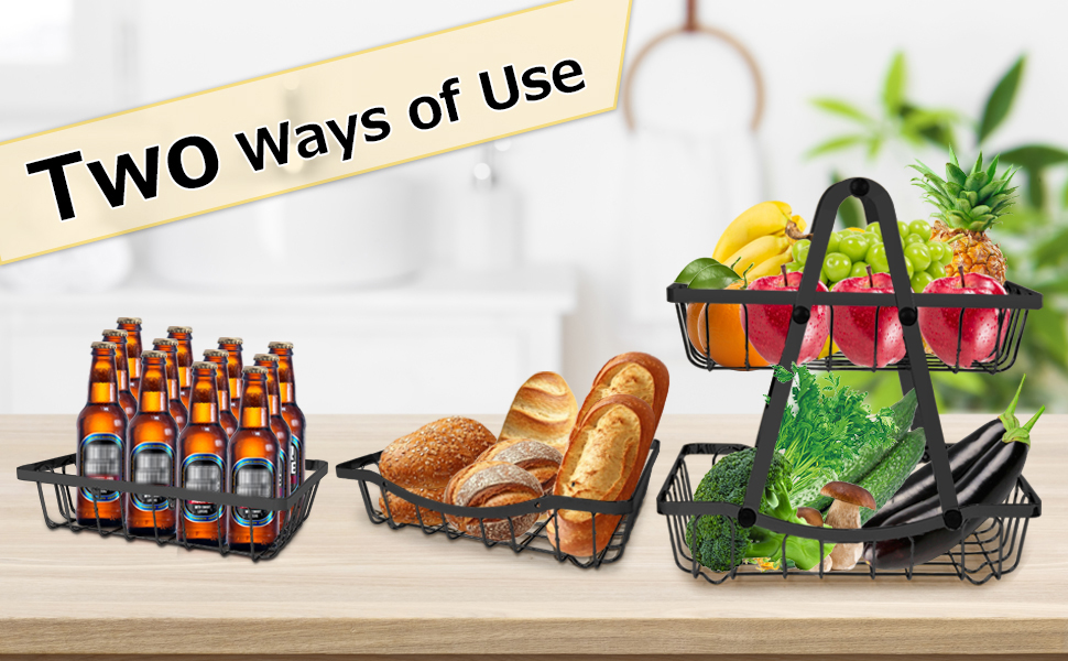 fruit basket for kitchen counter