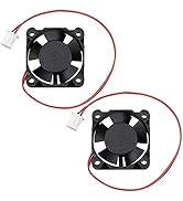 GDSTIME 30mm x 30mm x 10mm 1 inch Small 12V DC Brushless Cooling Fan 2-Pack