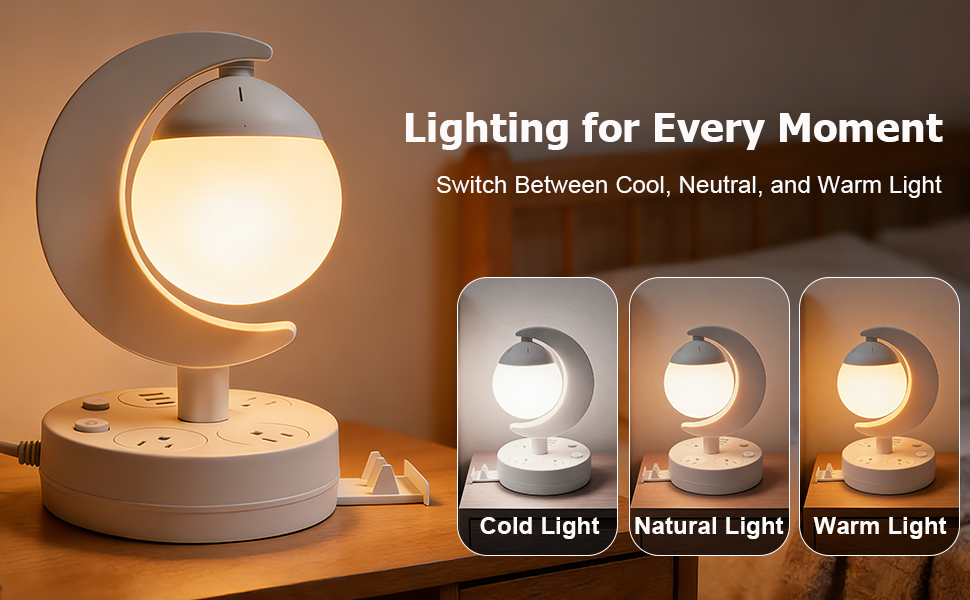 Table Lamp with USB Charging Port