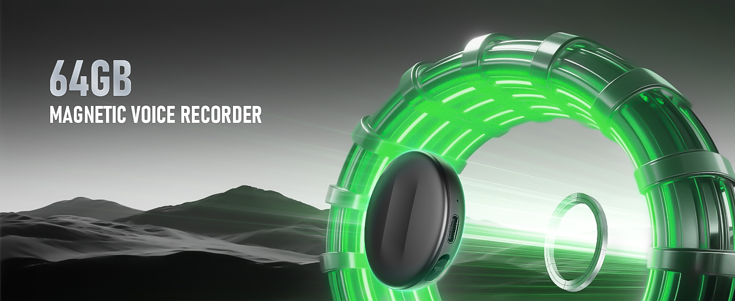 Magnetic Voice Activated Recorder