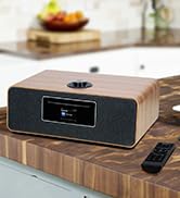 MS5P Internet Radio with CD Player for Home, WiFi Radio, FM Digital Radio, Spotify Connect,Blueto...