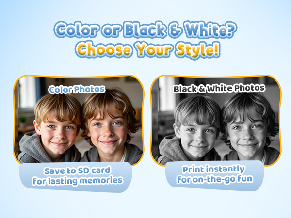 instant print camera for kids