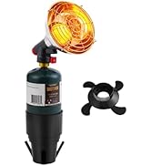 6800BTU Propane Golf Cart Heater, Propane Heater with Igniter, 2 in 1 with Golf Cart Cup Holder&amp;C...