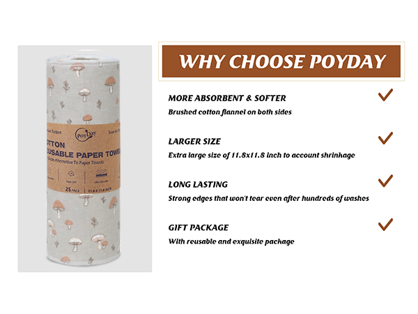 cloth paper towels
