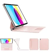 RAYMCRAFT for iPad 11th(A16, 2025)/10th Generation Case with Keyboard, Magic Keyboard 2022, Sprin...
