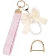 EAQIOIL Wristlet Keychain for Women Wrist Lanyard for Keys Wristlet Strap Keychain Wristlet with ...