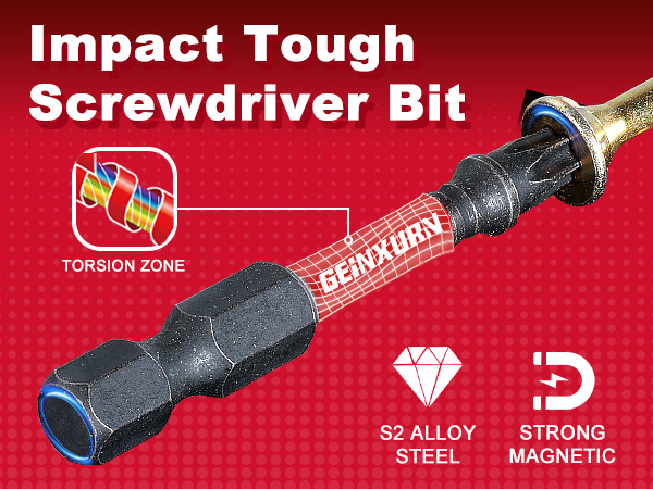 T25 impact screwdriver bit