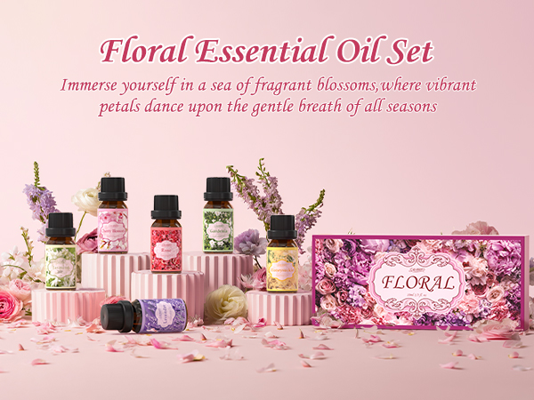 Simply add a few drops to your diffuser and you will be able to experience the charm of flowers.