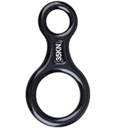 TRIWONDER 35KN 50KN Aluminum Climb Figure 8 Descender Rigging Plate Rappel Gear Rock Climbing Res...