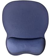 Mouse Pad with Wrist Support, Ergonomic Mousepad with Comfortable Memory Foam Wrist Rest Cushion,...