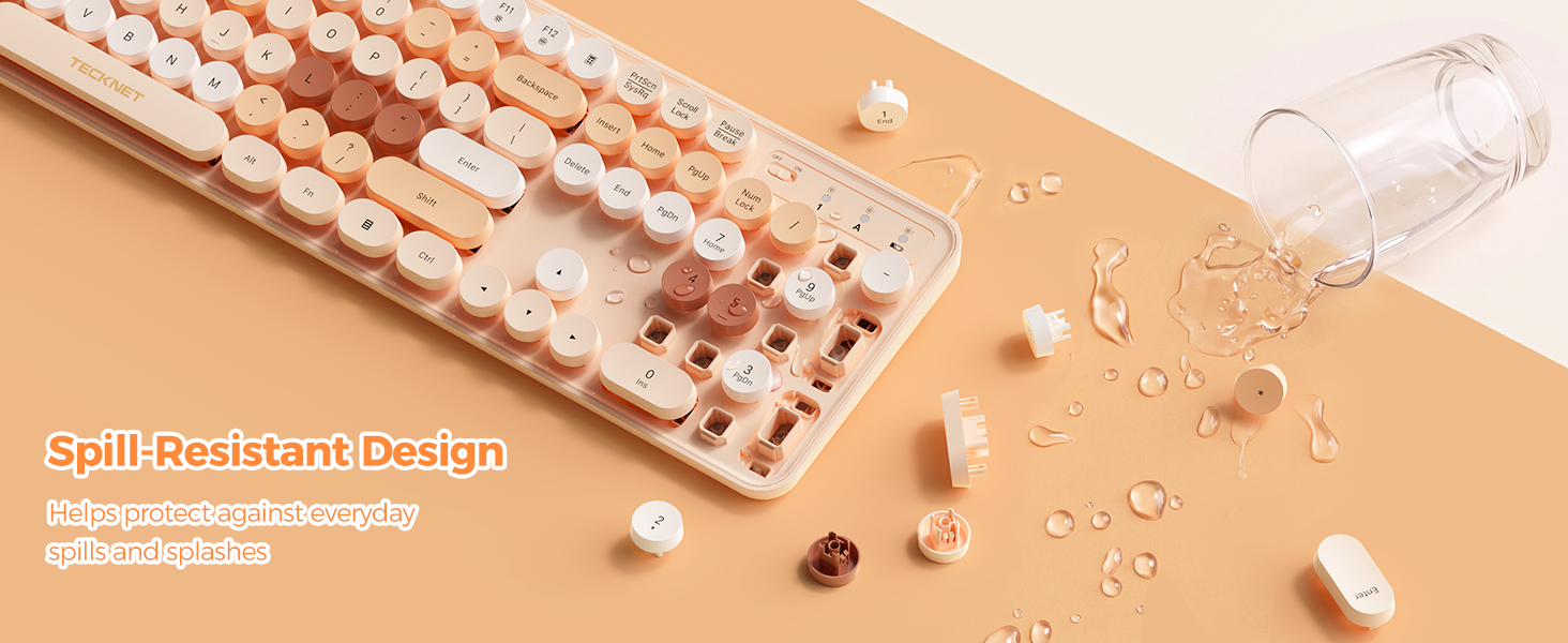Spill-resistant keyboard