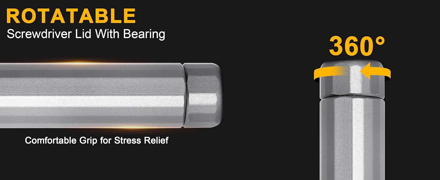 360 rotatable cap pen Style Manual Screwdriver