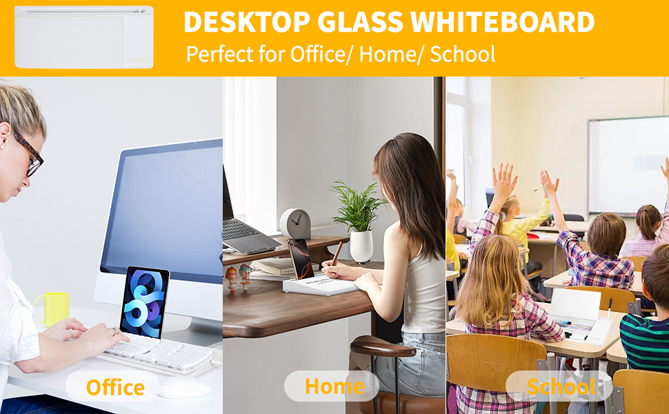 glass desktop whiteboard