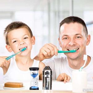 teeth brushing time