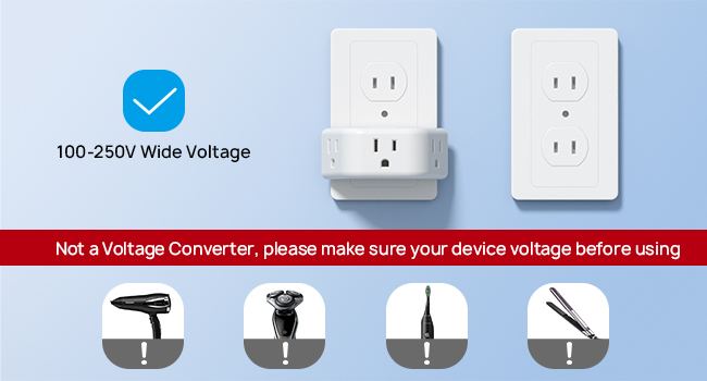 2 prong outlet extender
