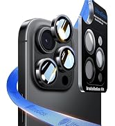 UltraGlass for iPhone 16 Pro Max/16 Pro Camera Lens Protector [NO.1 Military Grade Shatterproof] ...