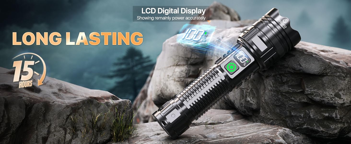 Rechargeable Flashlights High Lumens
