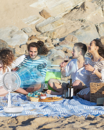portable fan rechargeable