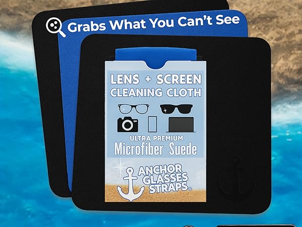 glasses cleaning cloth lens camera wipes microfiber cleaning cloth anchor glasses straps grips