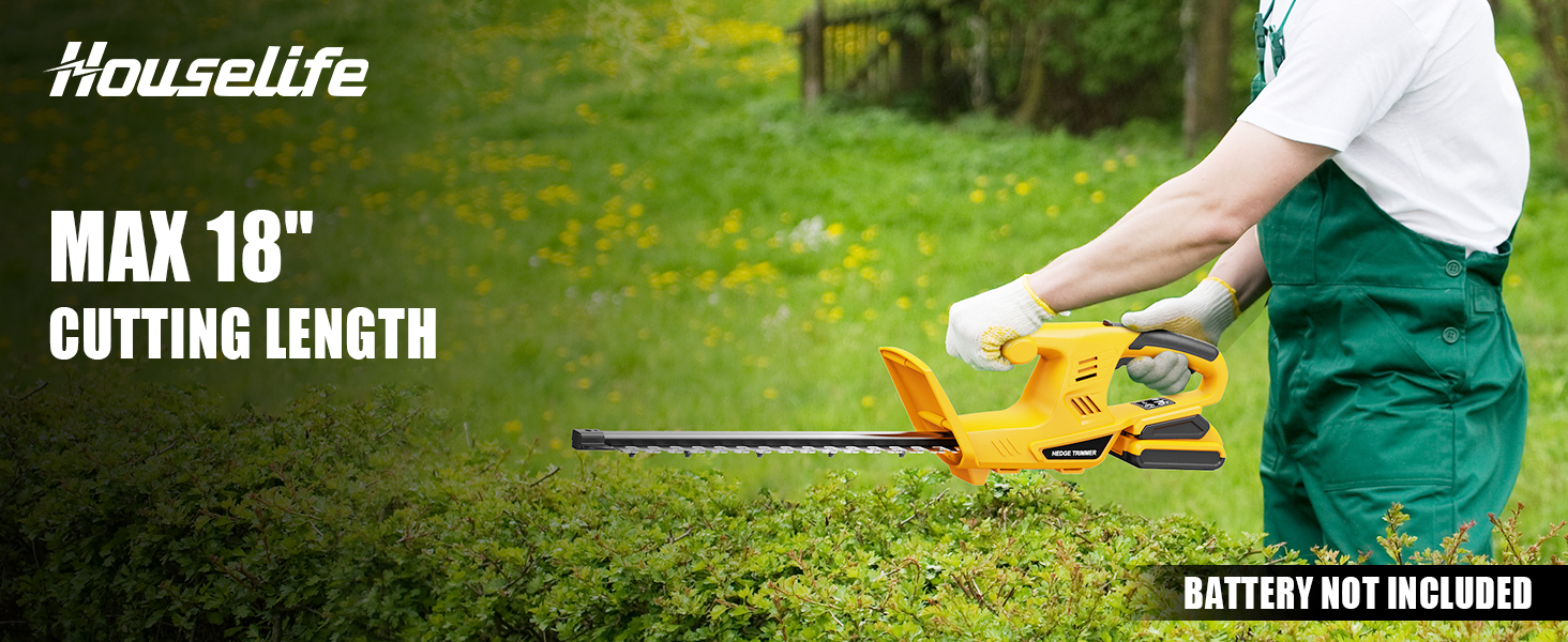 battery powered hedge trimmer