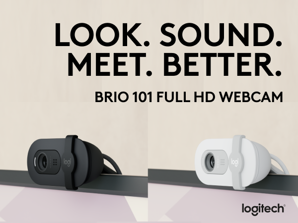 Brio 101 Full HD Webcam for Meetings and Streaming