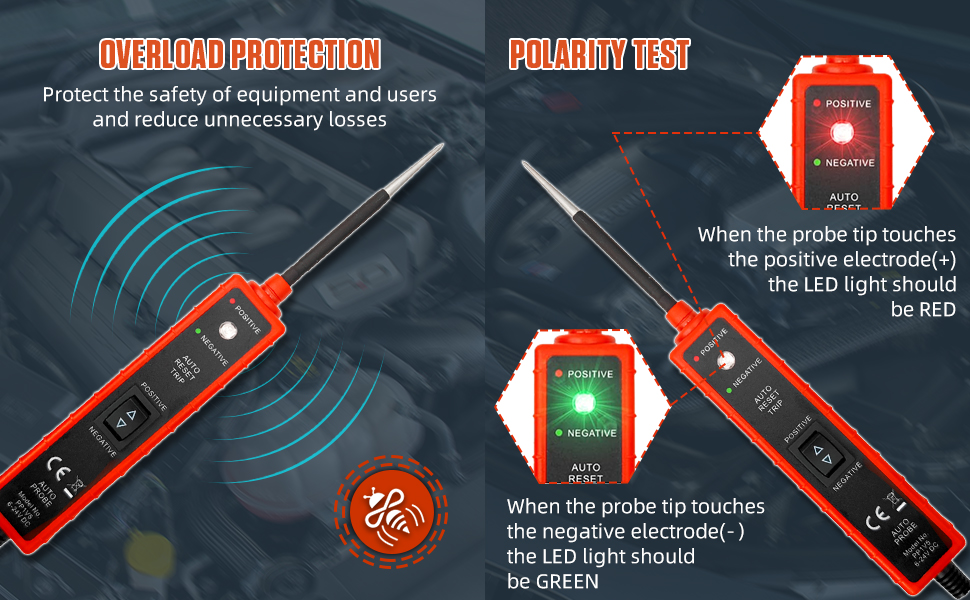  Power Short Circuit Probe Tester 