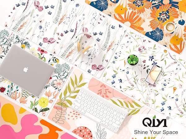 QIYI Large Mouse Pads with Various Colors to Choose