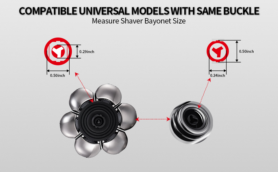 head shaer replacement heads