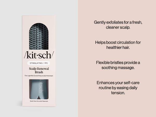 Kitsch Scalp Renewal Brush- Haze Blue