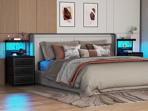 Nightstand for Bedroom Bedside