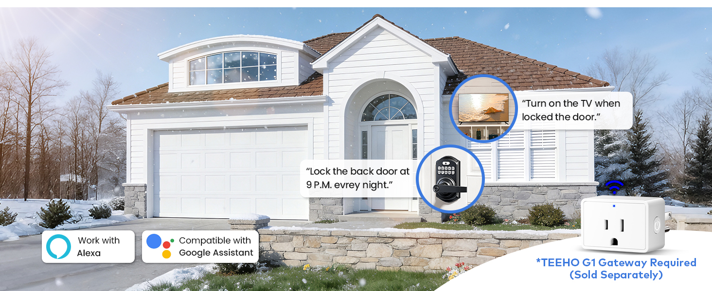 Smart home system requires TEEHO G1 gateway