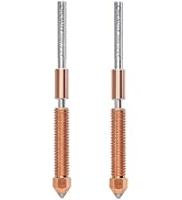 Creality Official K2 Pro Nozzle Upgraded, 0.4mm 2 PCS Larger Cavity Quick-Swap K2Pro Nozzle, Copp...
