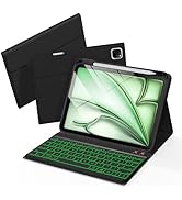 Senyoson Keyboard Case for iPad Air 11-inch(M2/M3)/10.9-Inch Air 5th 4th Generation Case with Key...