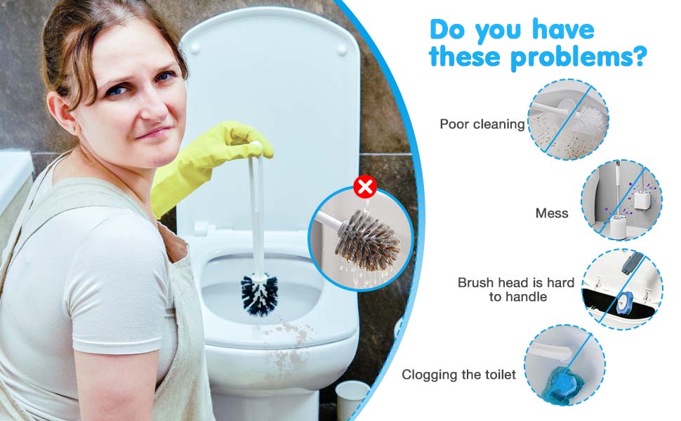 The toilet cleaner refill pads help you solve problem