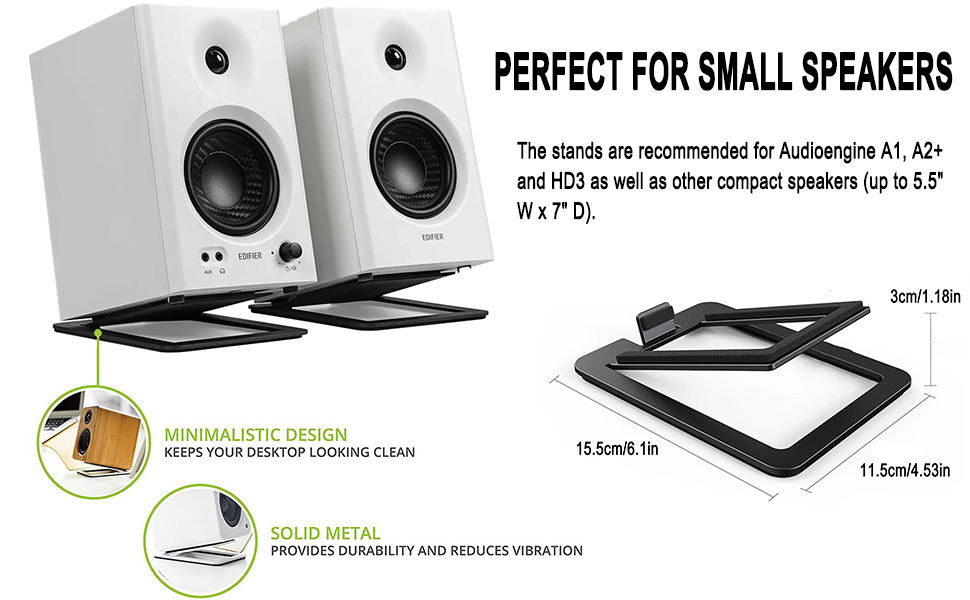 Desktop Sound Stand Tilted for Desktop PC Speakers