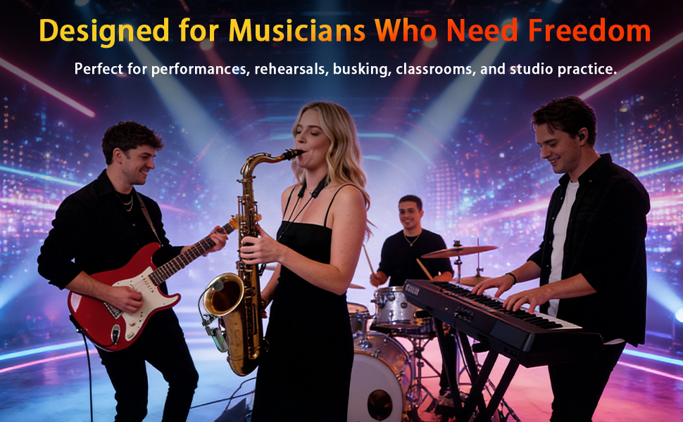 Wireless Acoustic Instrument Microphone System-6