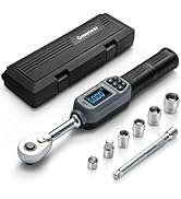 GROWNEER Digital Torque Wrench Set, Inch Pound Torque Wrench with Buzzer &amp; LED Indicator, Electro...