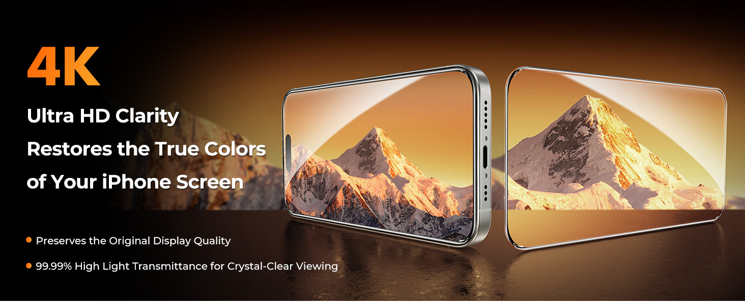 UNBREAKcable iPhone 15 Pro Max Screen Protector Tempered Glass