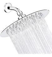 AISINYI High Pressure Rainfall Shower Head, 6 Inches Showerhead with Perfect Adjustable Replaceme...