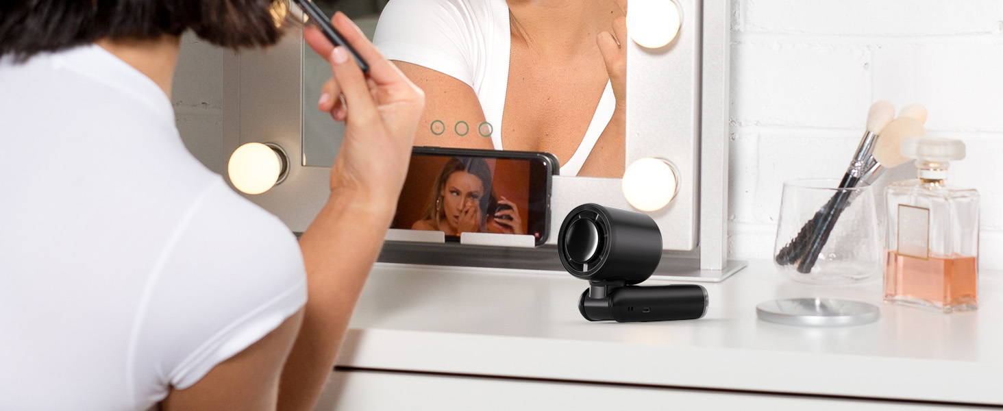 mini lash fan for eyelash extensions and makeup setting spray dryer