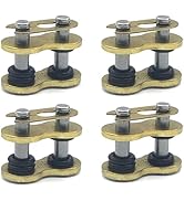 MOXRUQ 4 PCS Motorcycle 520HV Chain Master Link, DID520HV Oil Seal Chain Link, Chain Connecting L...