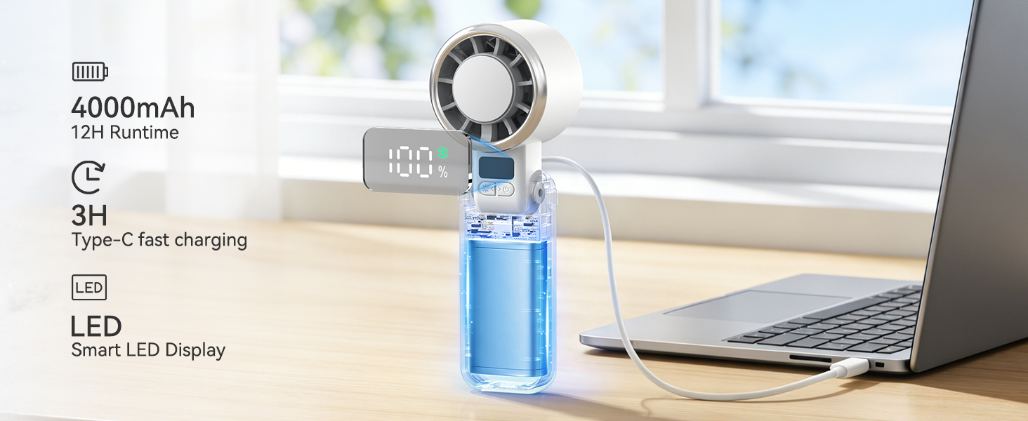 small handheld fan