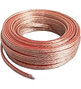 Cableague 12AWG Speaker Wire,12 AWG Gauge Speaker Wire Cable 50Feet Great Use for Home Theater Sp...
