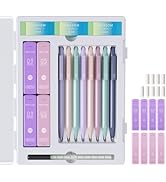 Ponditni 0.5 &amp; 0 .9mm Pastel Mechanical Pencils, Mechanical Pencils Set with 8 Pencils 3 Eraser a...