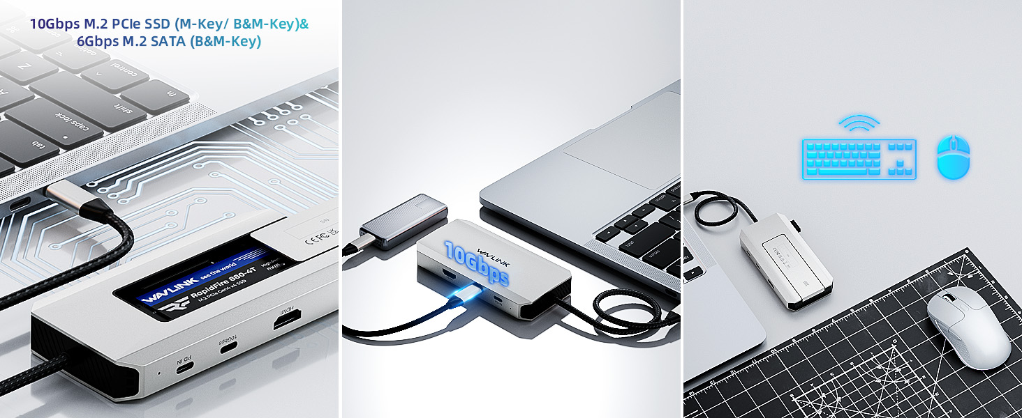 M.2 NVMe/SATA SSD Enclosure