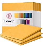 Ekkogo Acoustic Panels 12-Pack Soundproof Wall Panels 12"X12"X0.4" Sound Panels High Density Soun...
