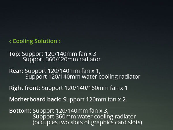 tower gaming PC case