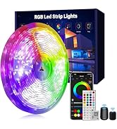 Ledagic Smart Voice Control Led Lights for Bedroom 100ft, Wifi Rgb Led Strip Lights Work with Ale...