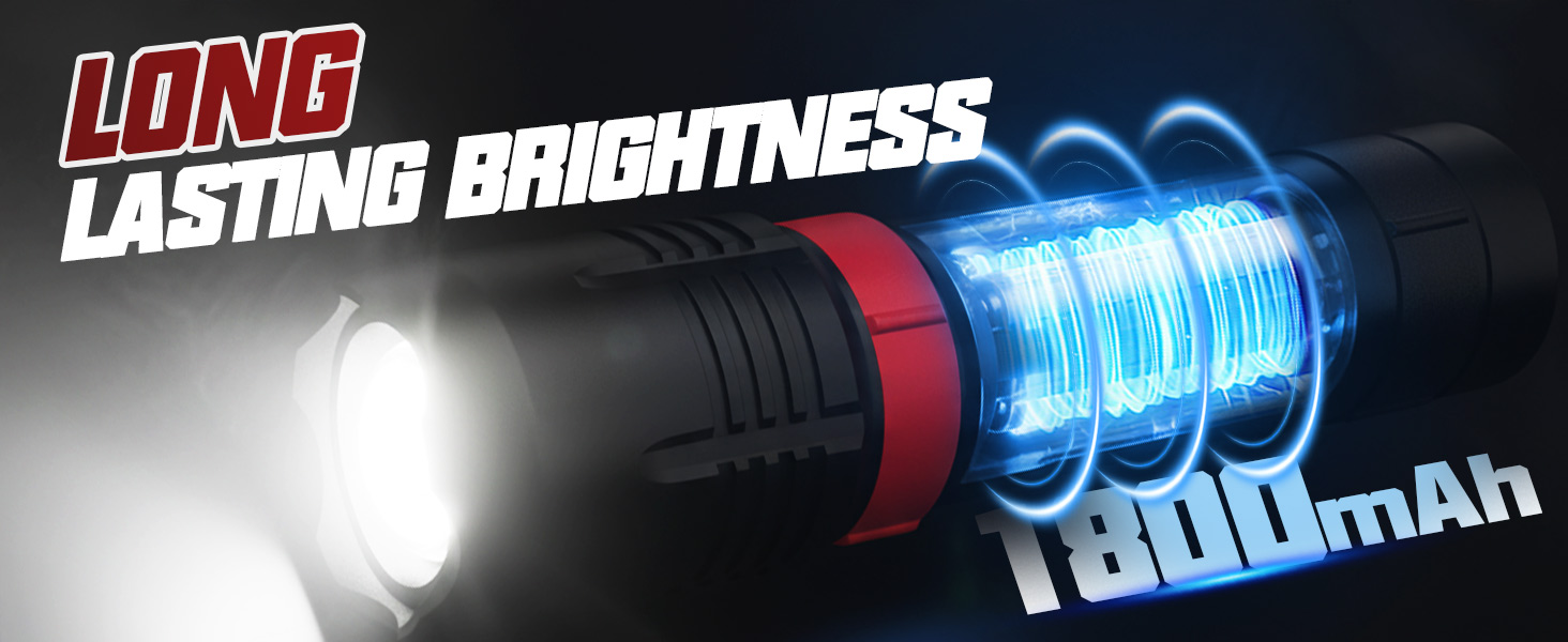 bright flashlight