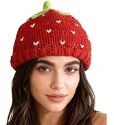 Amamcy Women's Crochet Bucket Hat Cute Frog Knit Ruffle Bucket Hat Soft Floppy Cap Handmade Fishi...
